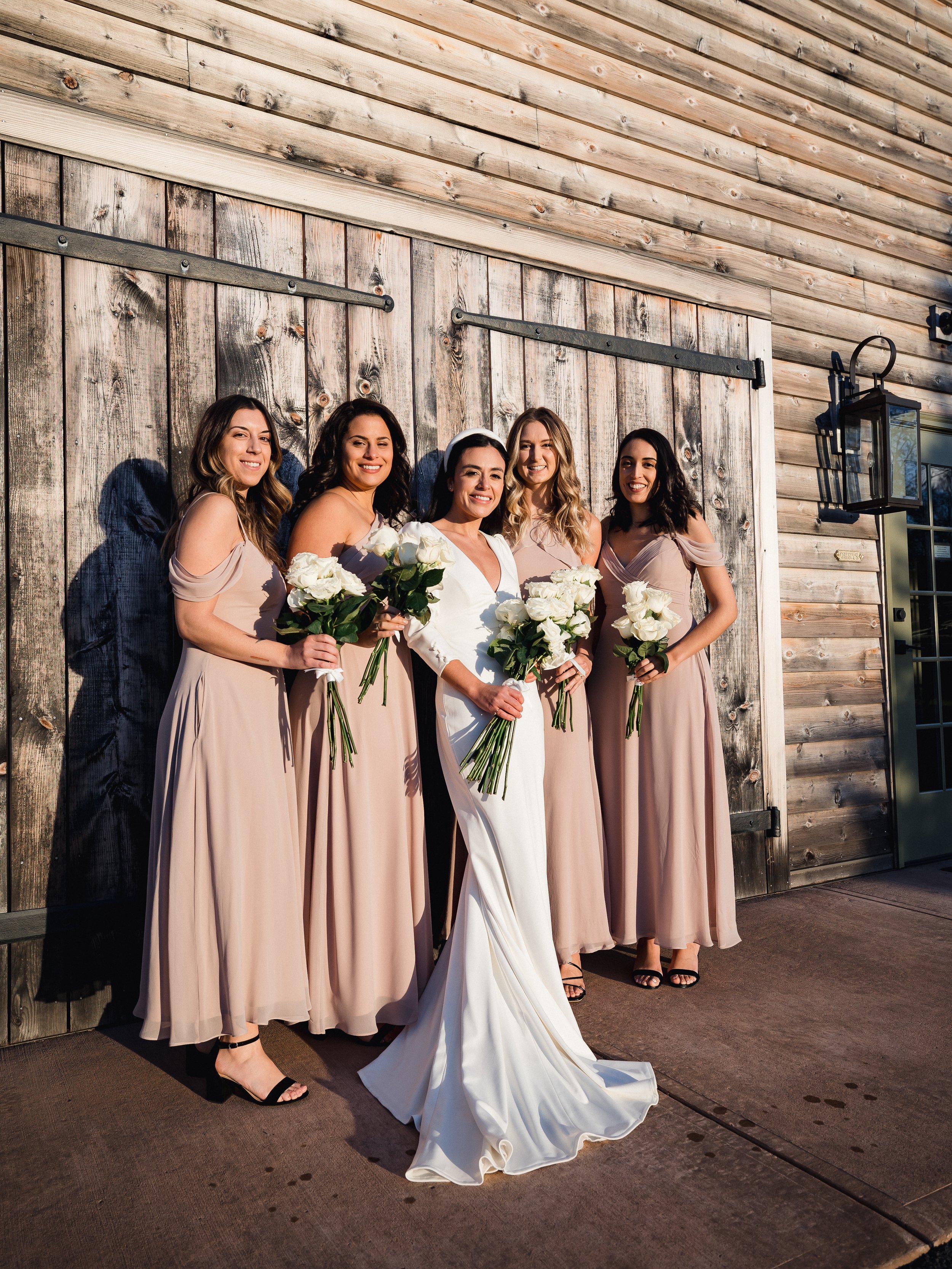 vintage rose bridesmaid dresses