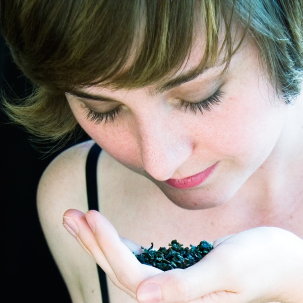 Lindsey Appreciating Oolong Tea, 2009