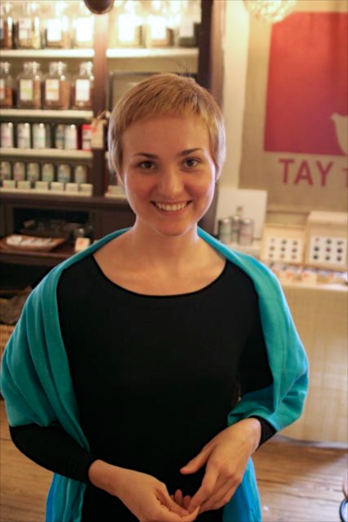 Lindsey on a Tea Trip in New York in 2009