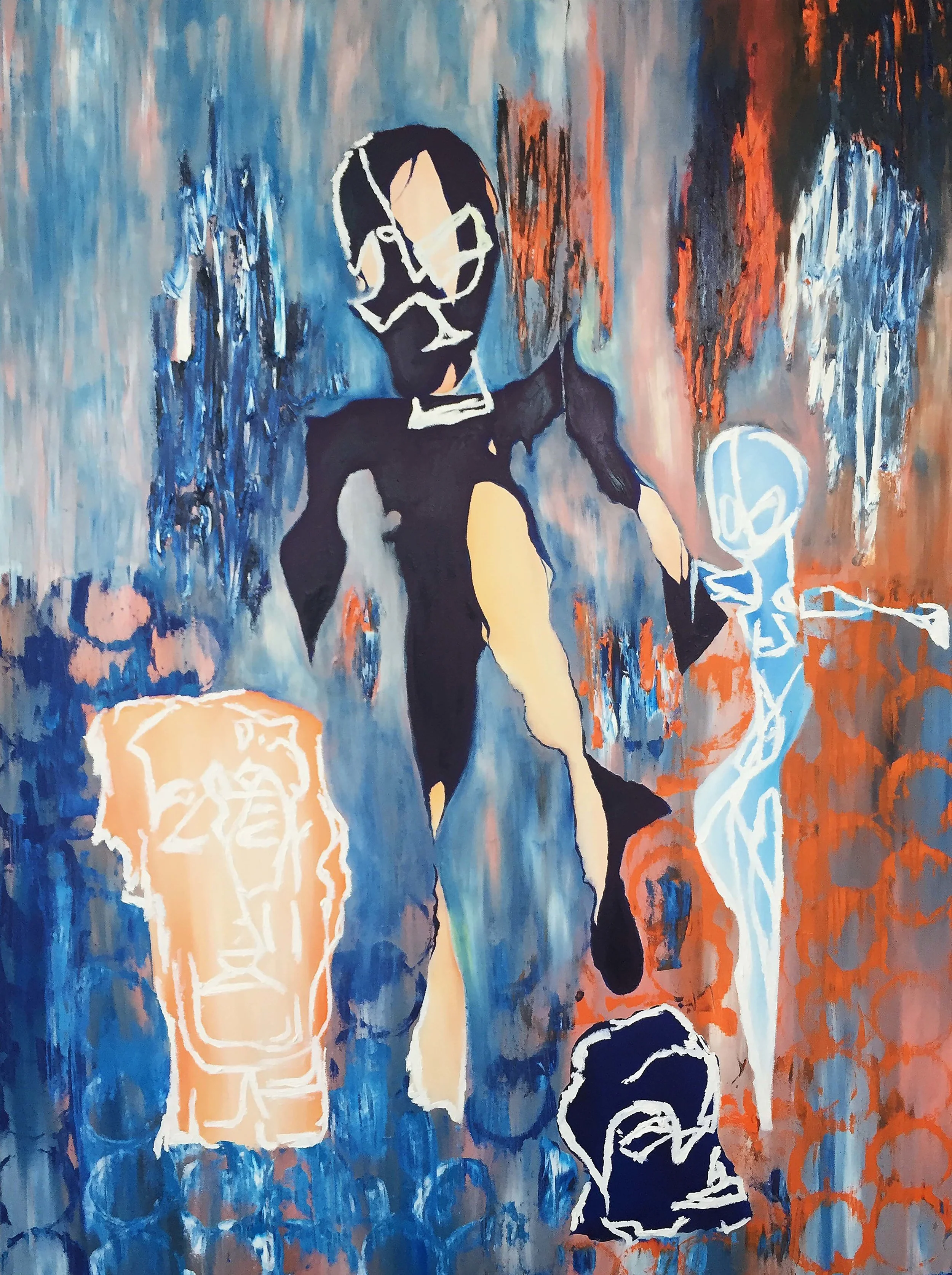 Mad Max Oil on canvas 48 in x 38 in