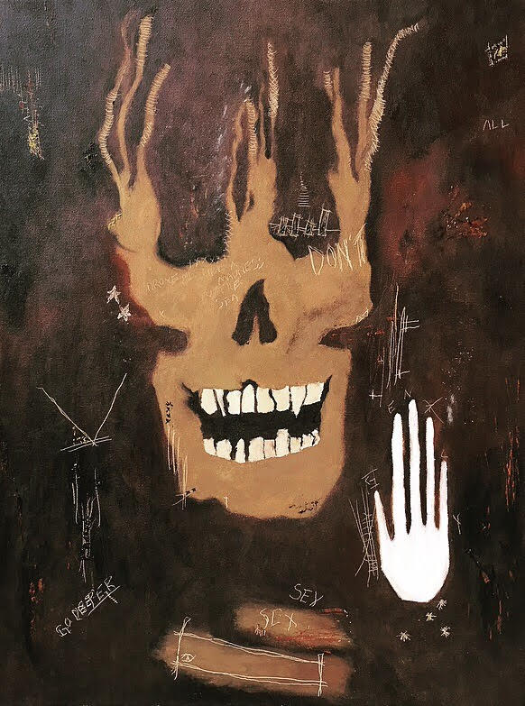 Fork and Knife Oil on canvas 24 in x 18 in