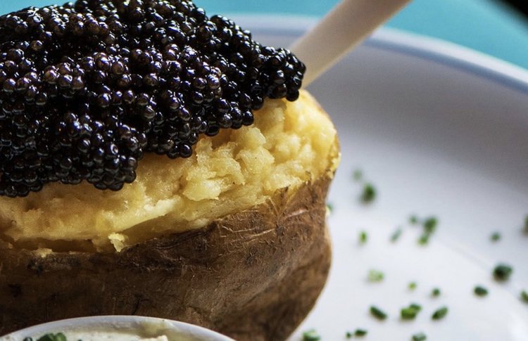 Caviar Kaspia's Pommes De Terre Au Caviar