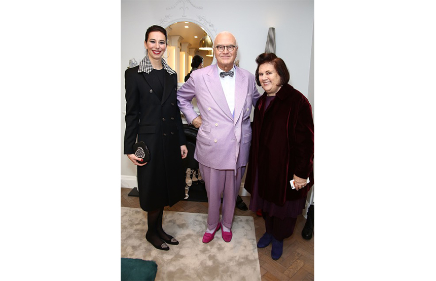 Kristina Blahnik, Manolo Blahnik and Suzy Menkes