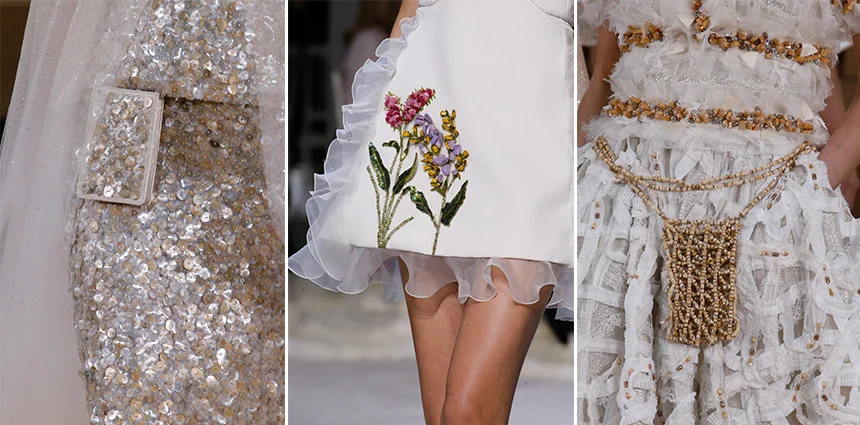 L-R: 1-3 Chanel, 2 Giambattista Valli