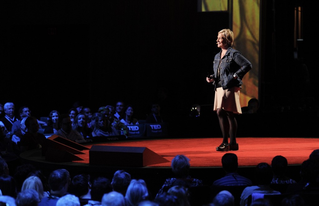 Dr Brené Brown speaking at TED in 2012