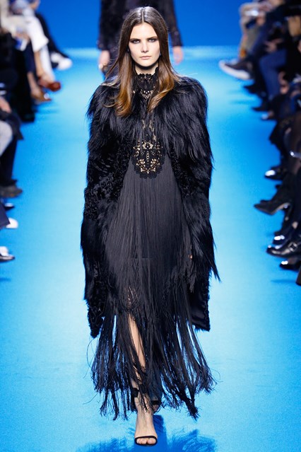 Sometimes, more elaborate pieces are designed to elicit a mood for the show. Pictured: Elie Saab Autumn/Winter '16