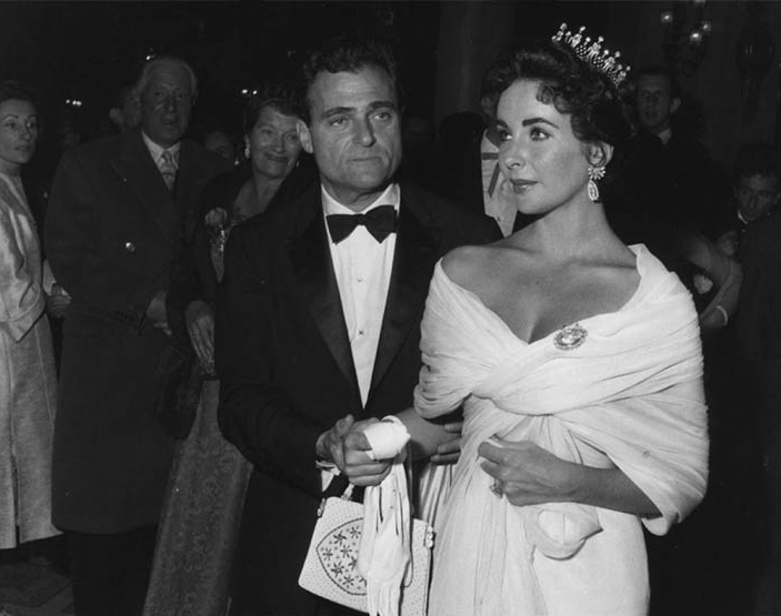 Elizabeth Taylor & Michael Todd 1957