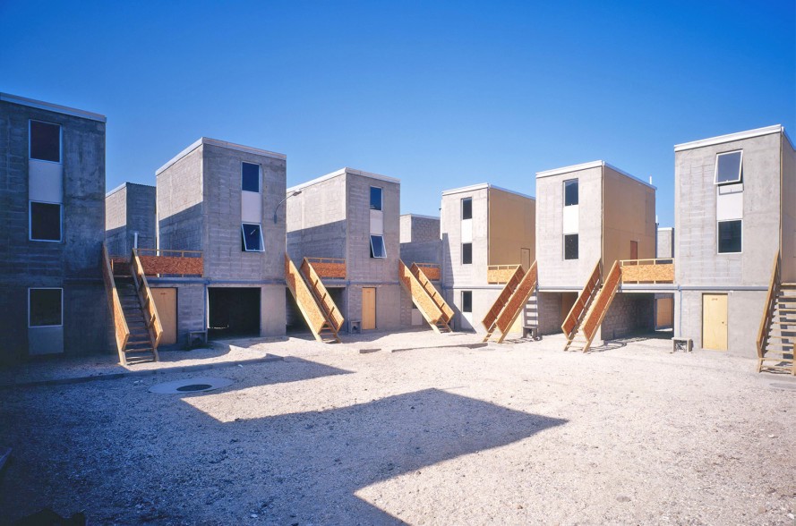Avarena's Quinta Monroy Housing Project in Chile, completed in 2013.