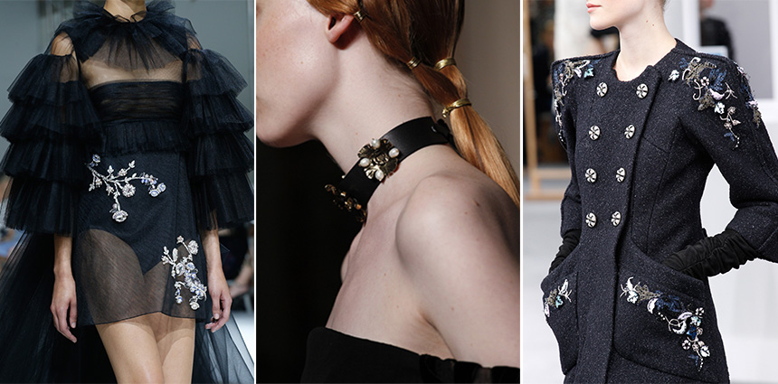 L-R: 1 Giambattista Valli, 2 Valentino, 3 Chanel / Photos: vogue.com
