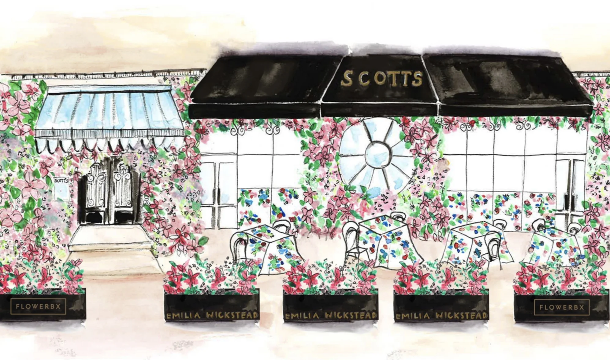 FLOWERBX x Emilia Wickstead At Scott's