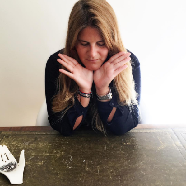 Tagwalk founder Alexandra Van Houtte's post for the campaign / Photo: @alexandravanhoutte