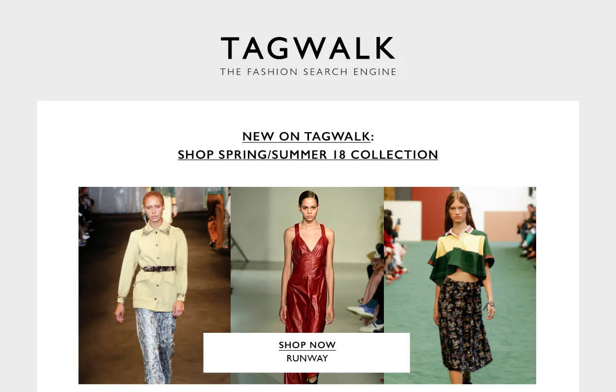 Tagwalk Announces New Shopping Feature