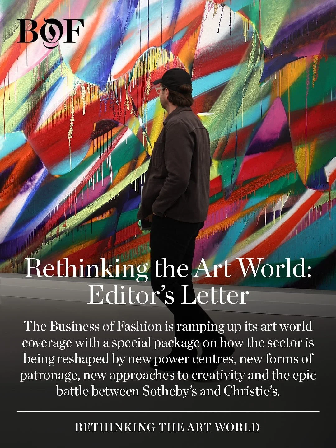 Weekend reading 📚 &ldquo;Rethinking the Art World&rdquo; by @bof

The Business of Fashion&rsquo;s special 4-part story, &lsquo;co-piloted by Art Basel&rsquo;s former global director @marcspiegler, examines both the difficulties and the areas of dyna