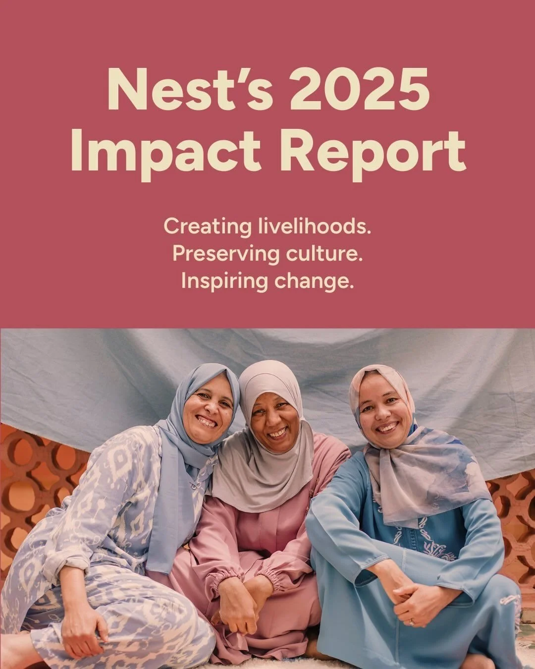 Nest is a non profit organisation, supported by Carmen, that understands the value and importance of investing in the global craft sector.

From strengthening artisan livelihoods, to expanding programs such as Nest Guild and Makers United, and deepen