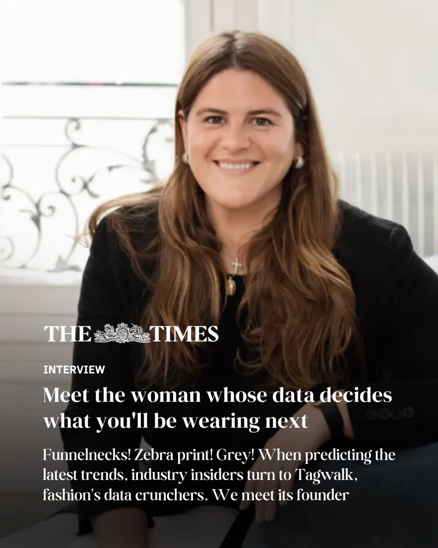 Fashion has always been driven by instinct, but increasingly, data is giving the industry another way to understand what is happening on the runway and what might come next.

In this feature for The Times, @alexandravanhoutte, founder and CEO of @tag