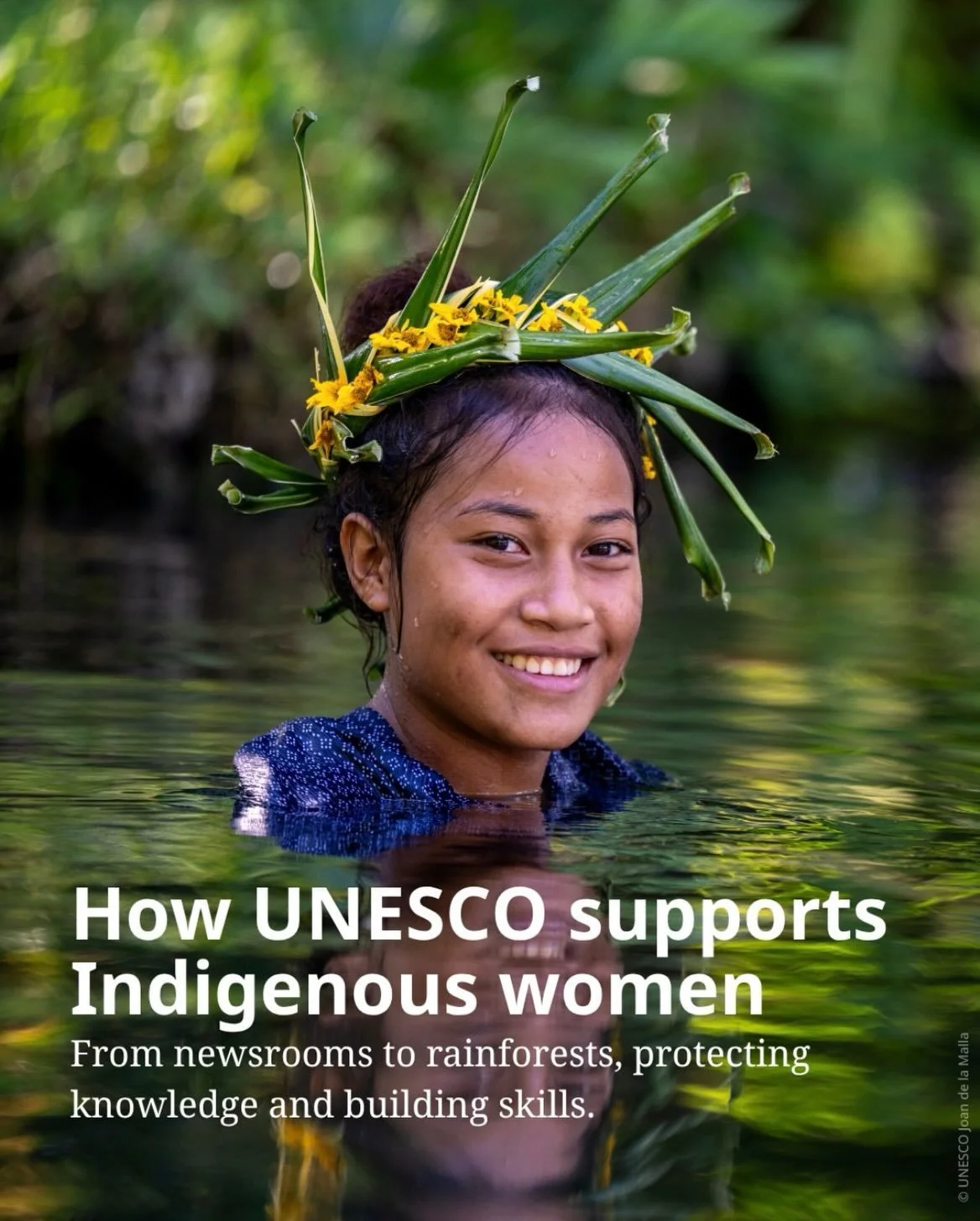 Indigenous women have long been the keepers of knowledge &mdash; of the land, biodiversity, traditional crafts and the stories that connect generations.

From Indonesia to Brazil, @unesco is supporting Indigenous women as they strengthen their commun