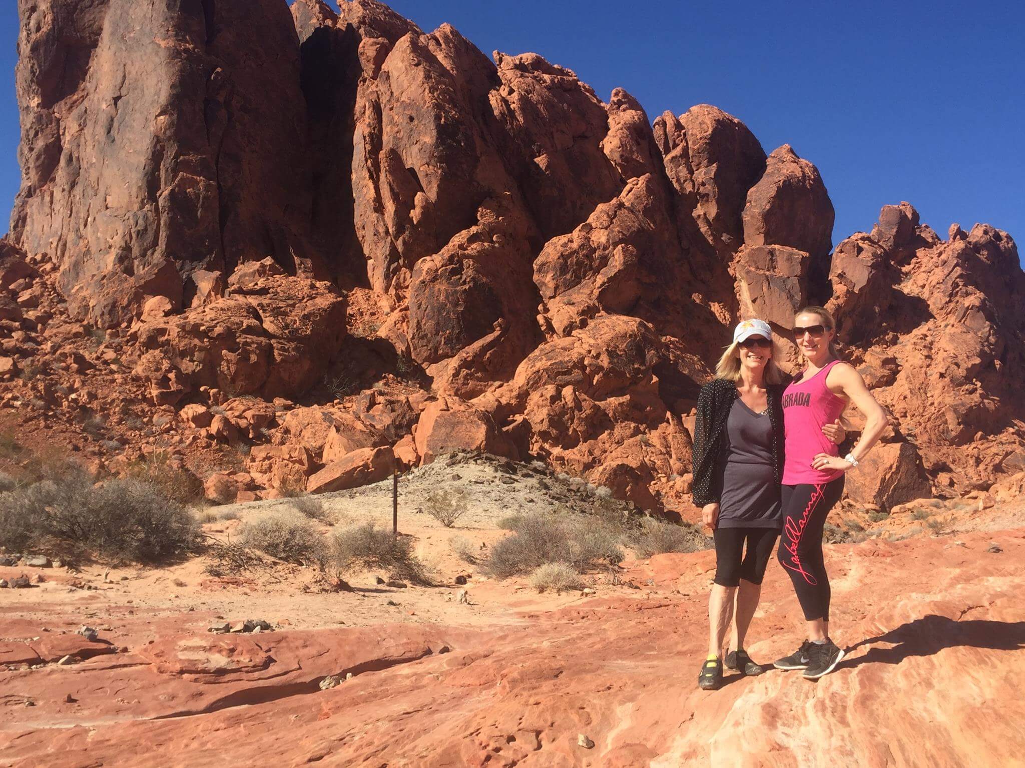 healthy aging fitness pro Hiking Valley of Fire