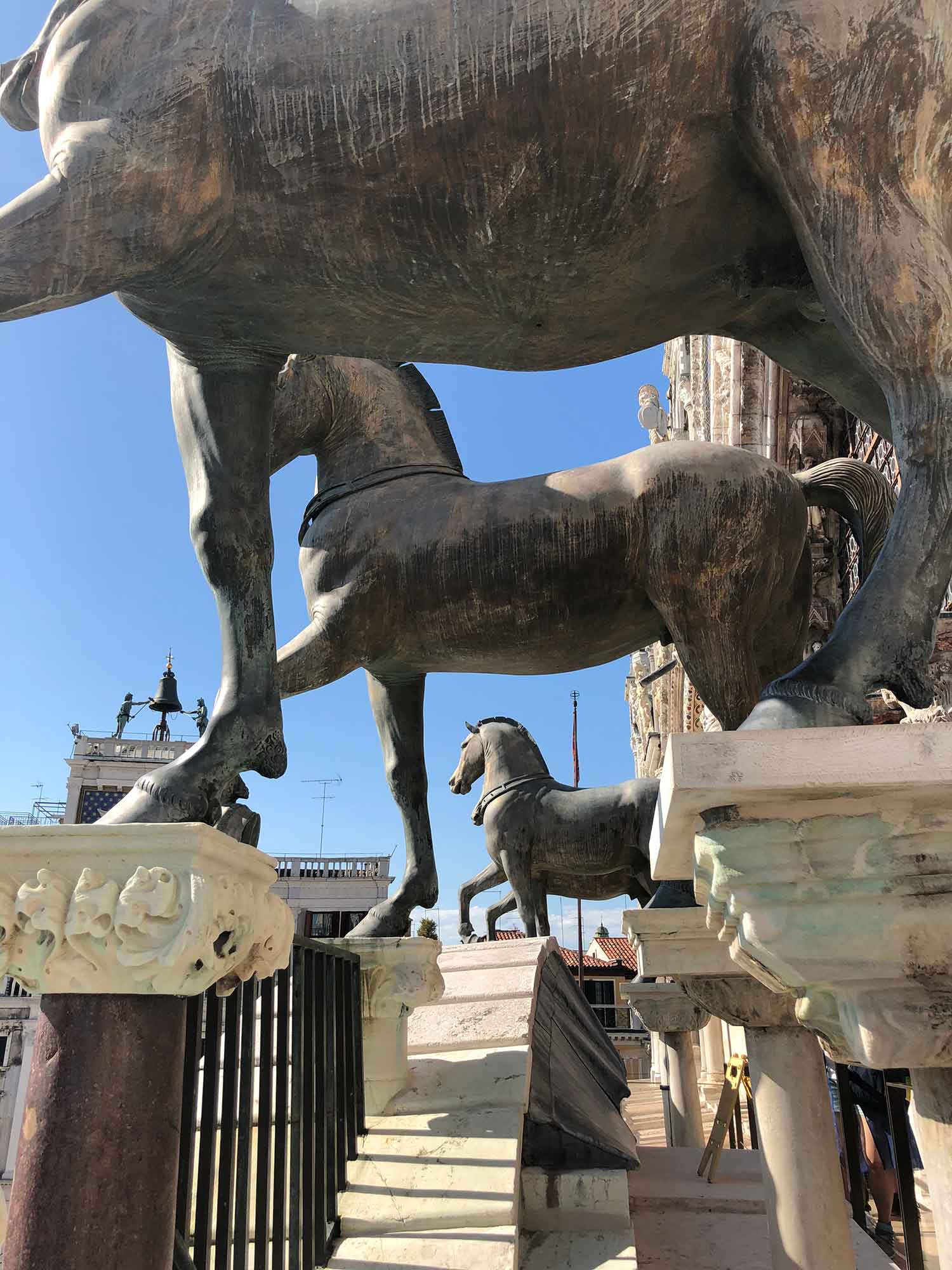 top Venice attractions Terrace Basilica San Marco Italy bronze horses