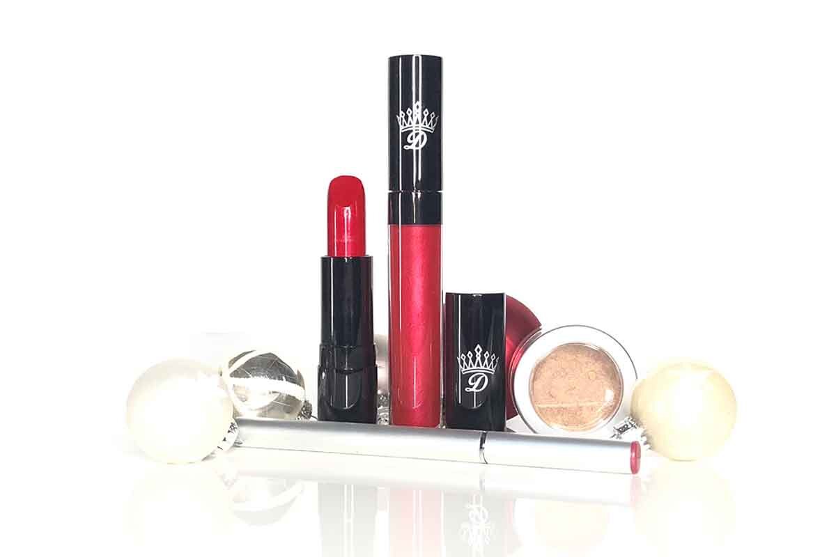 Dawes Custom Cosmetics black friday sales holiday red lipstick gloss lipliner