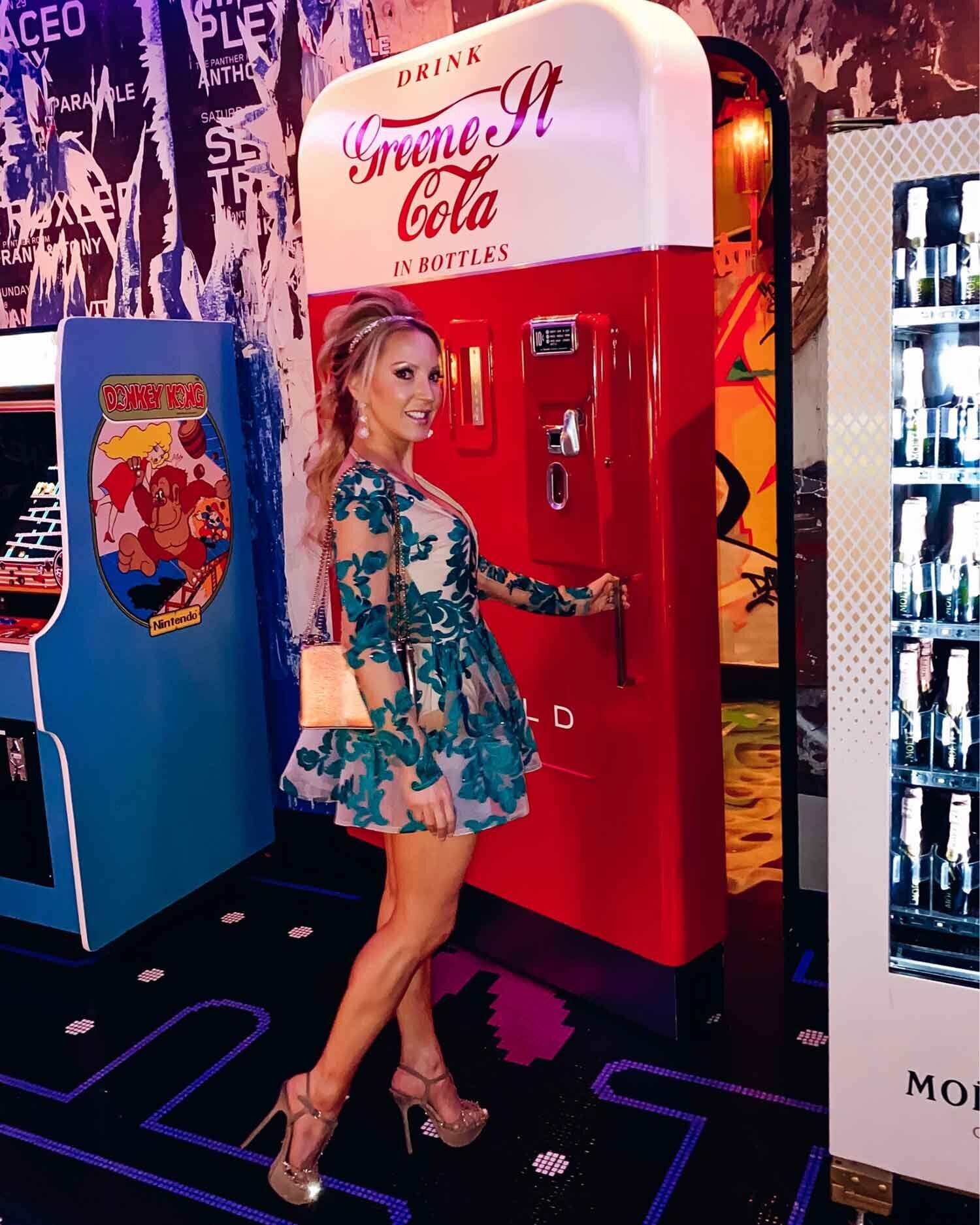 fake bake flawless self tanner Blogger Eve Dawes birthday Vegas mini dress