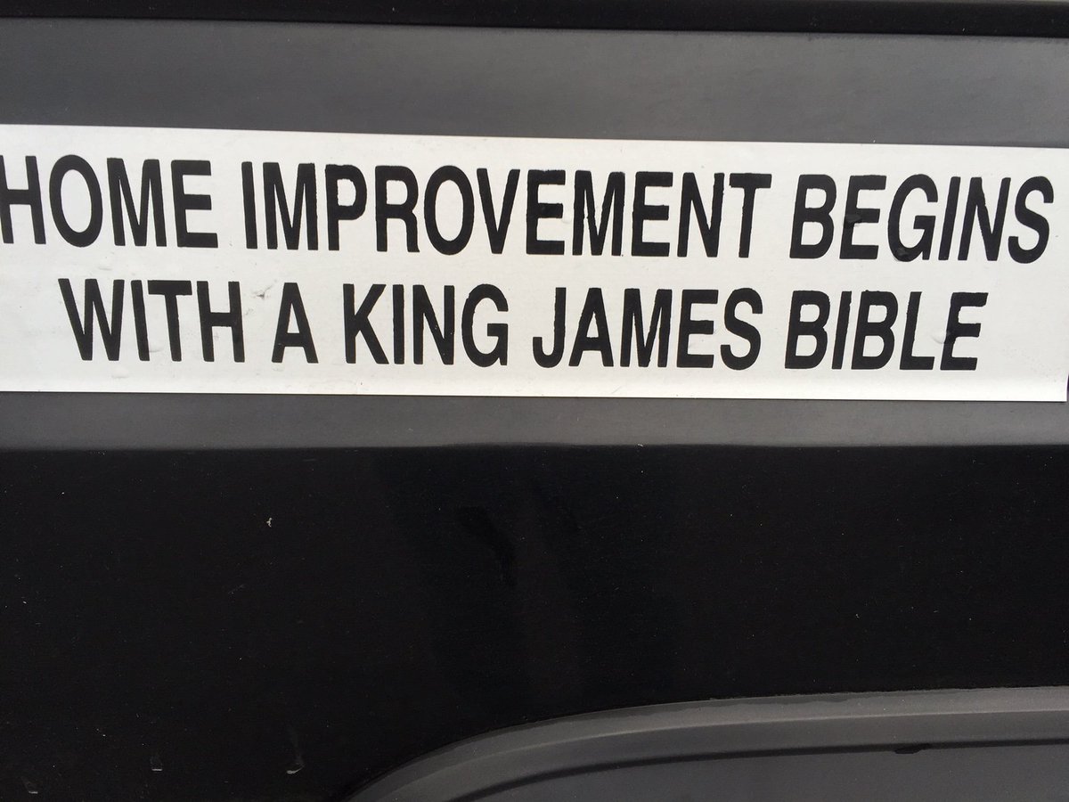Home Improvement Begins with a King James Bible