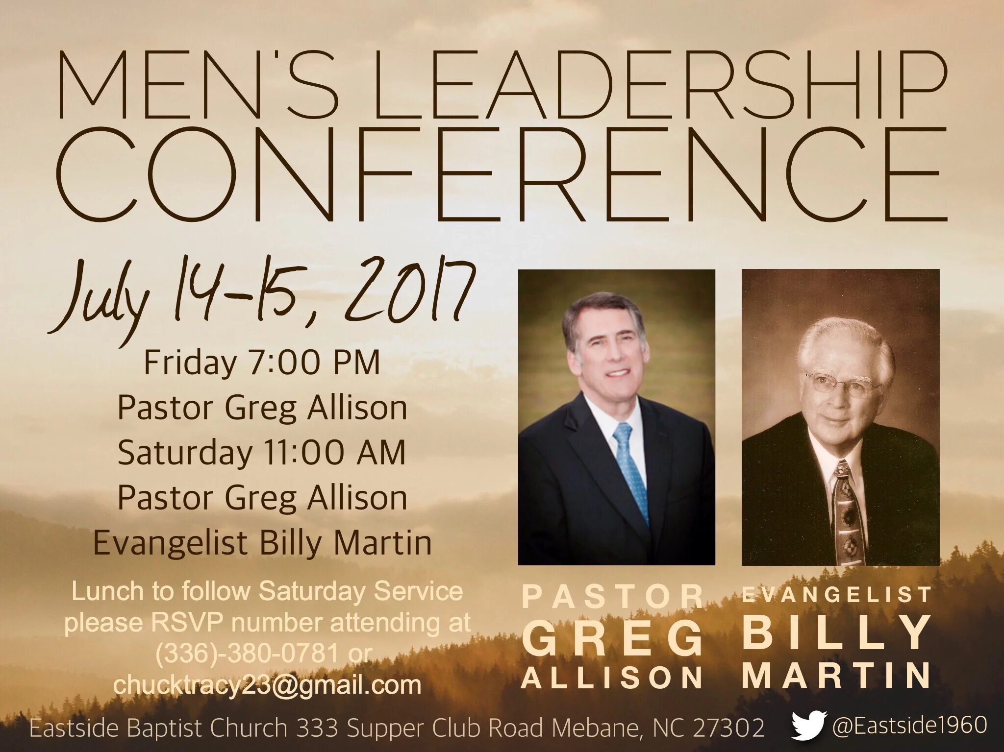 Men's Conference at Eastside Baptist Church