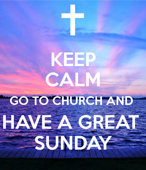 GET READY, GET SET, GO…TO CHURCH!