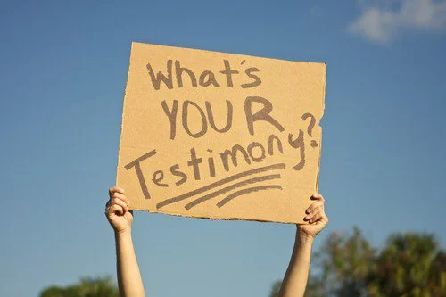 SHARE YOUR TESTIMONY!