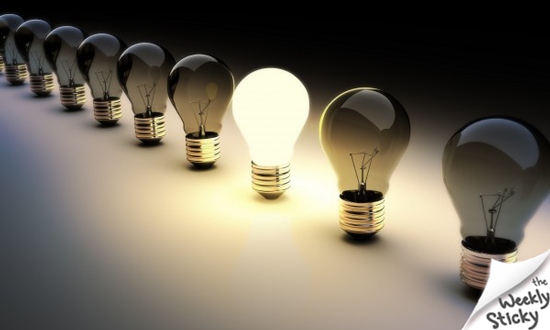 AND THEN THE LIGHT BULB CAME ON