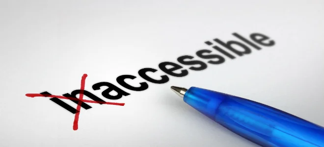 ACCESSIBILITY IS A NECESSITY   &nbsp;
