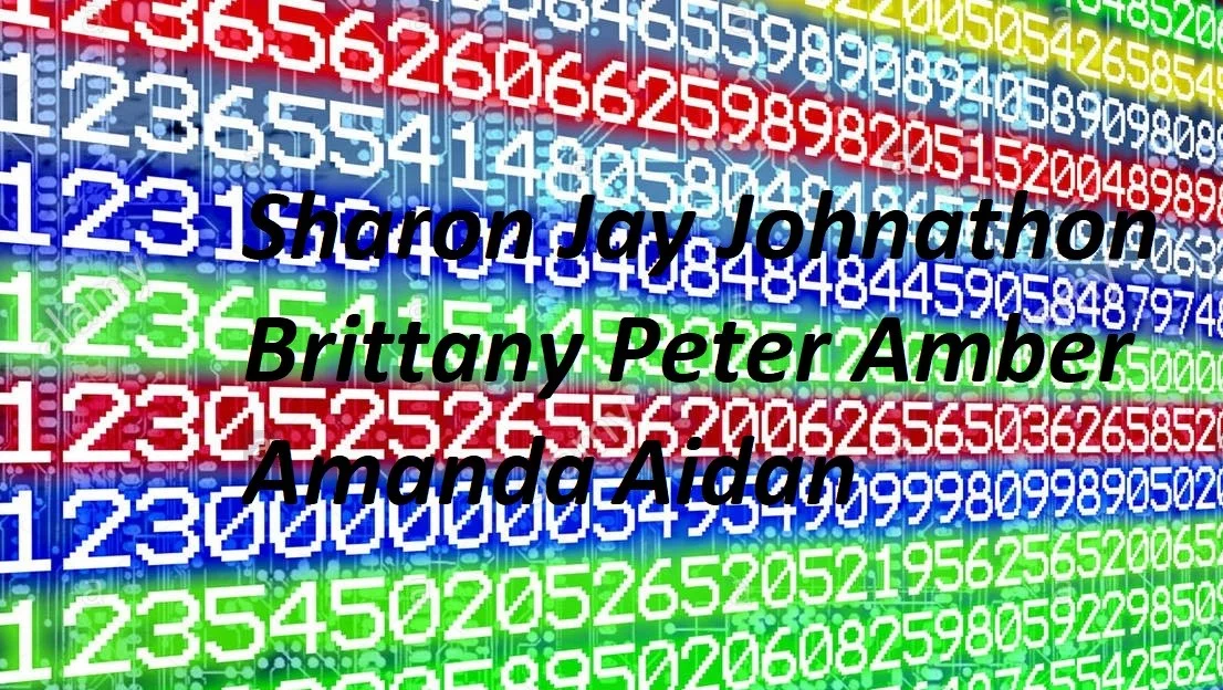 NAMES NOT NUMBERS  &nbsp;