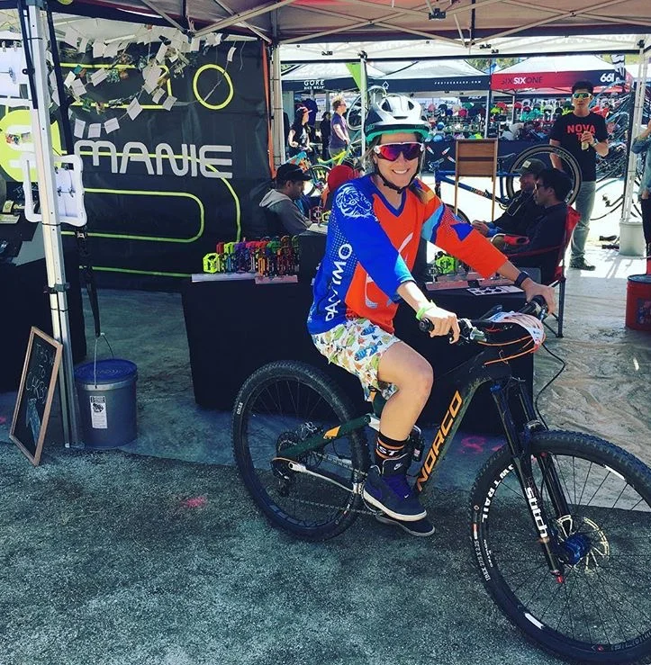 Post Enduro smiles for miles. I was cruising around after the race too stoked to get off the bike and sit down.