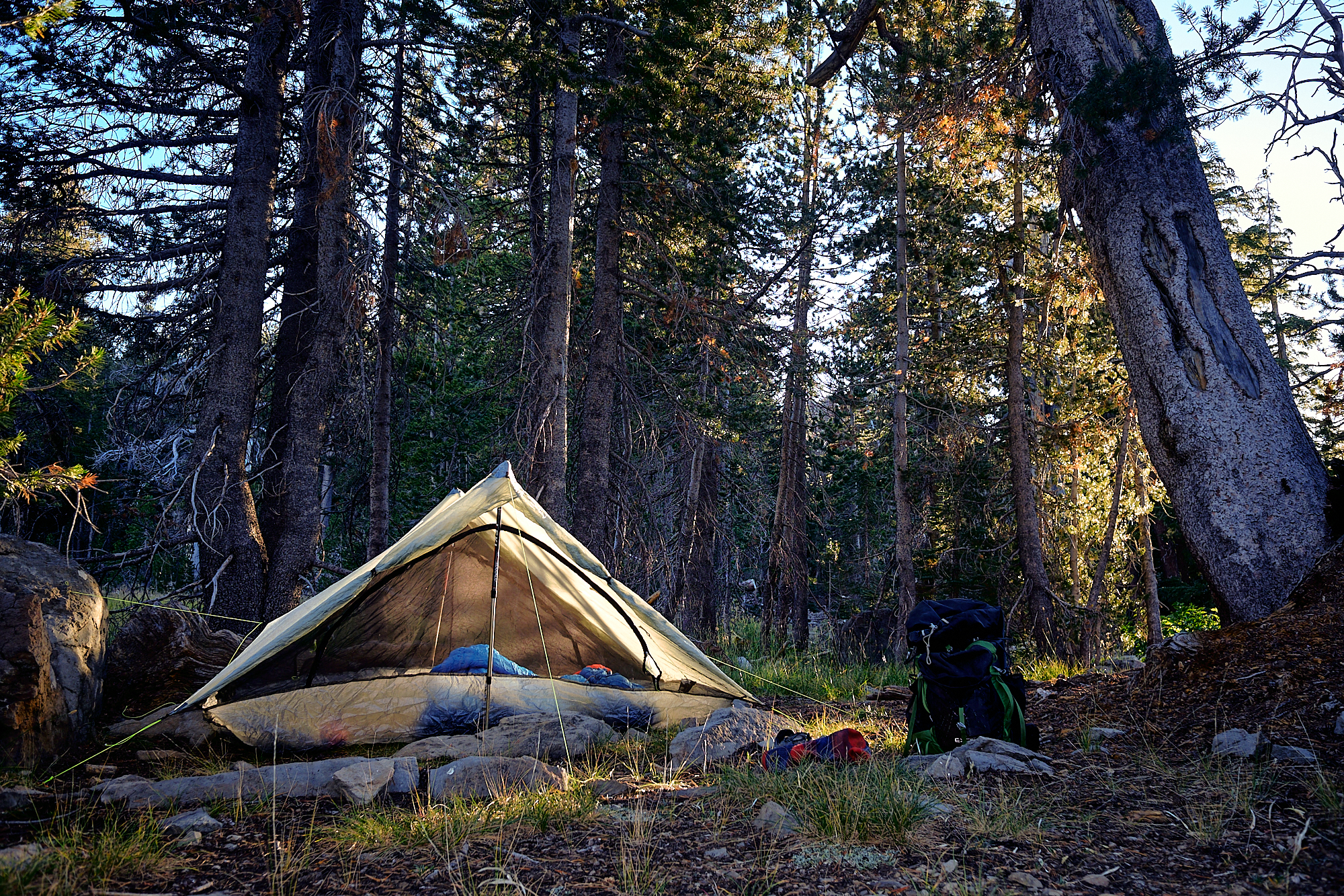  Camp for the night on the Tahoe Rim Trail. | Lake Tahoe, CA 9/7/18 