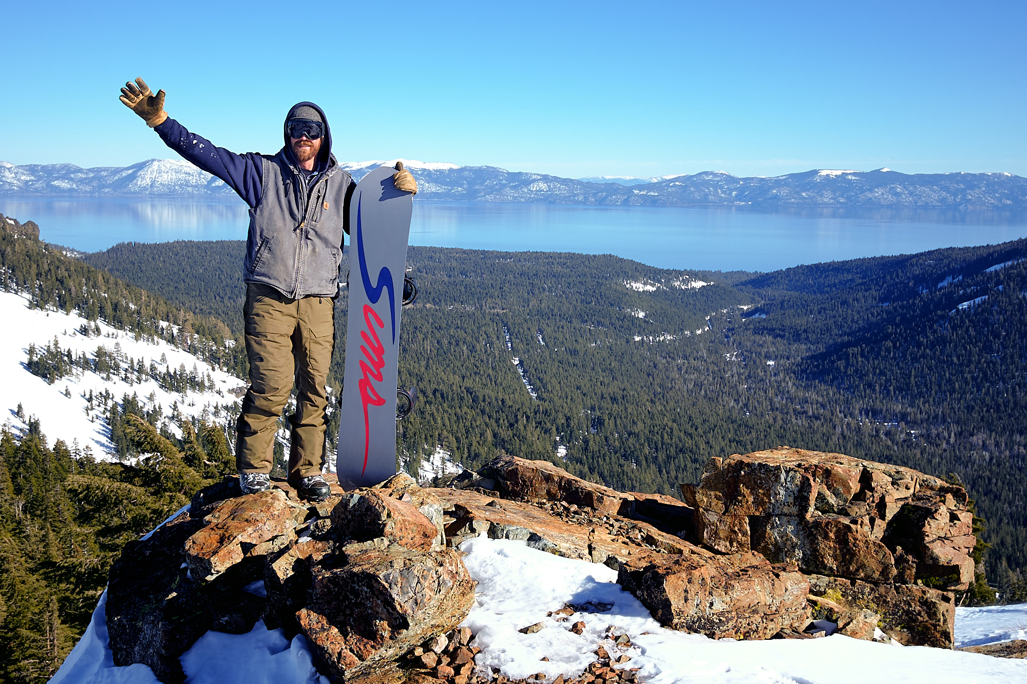  Bryan and I took a little hike over the high traverse at Alpine Meadows on an astoundingly gorgeous day. | Alpine Meadows, CA 1/25/2019 