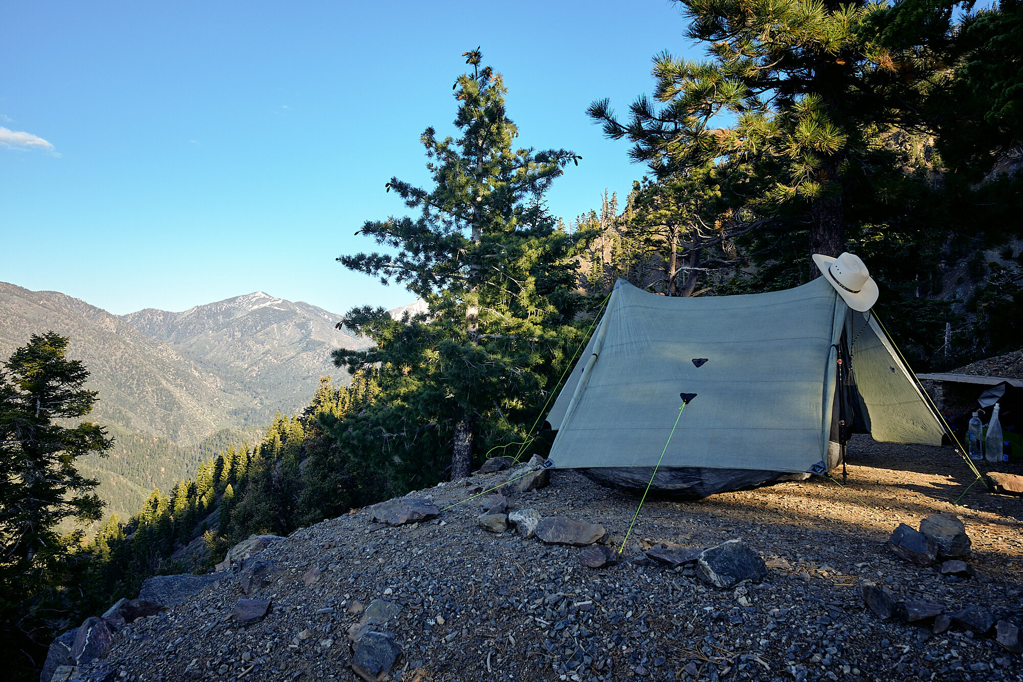  Lebowski and I were nursing some injuries, so we decided to take a backcountry zero day at this viewpoint below Mt. Baden Powell. | 5/29/19 Mile 374.7, 7,123' 