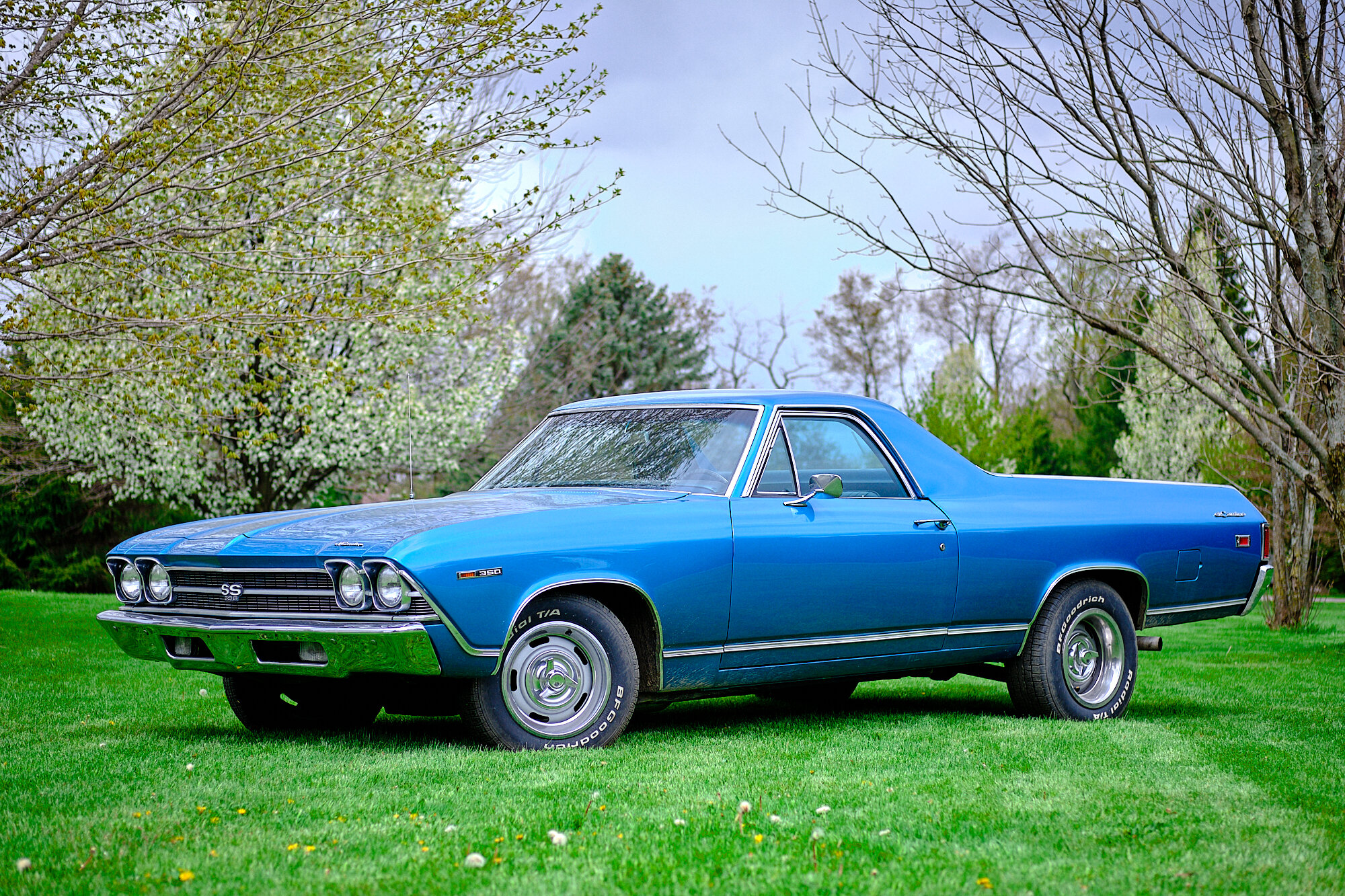  My good friend Andy is an excellent mechanic who is forever fixing up old cars. One of his favorite is this '69 El Camino. | 5/10/20 Ann Arbor, MI 