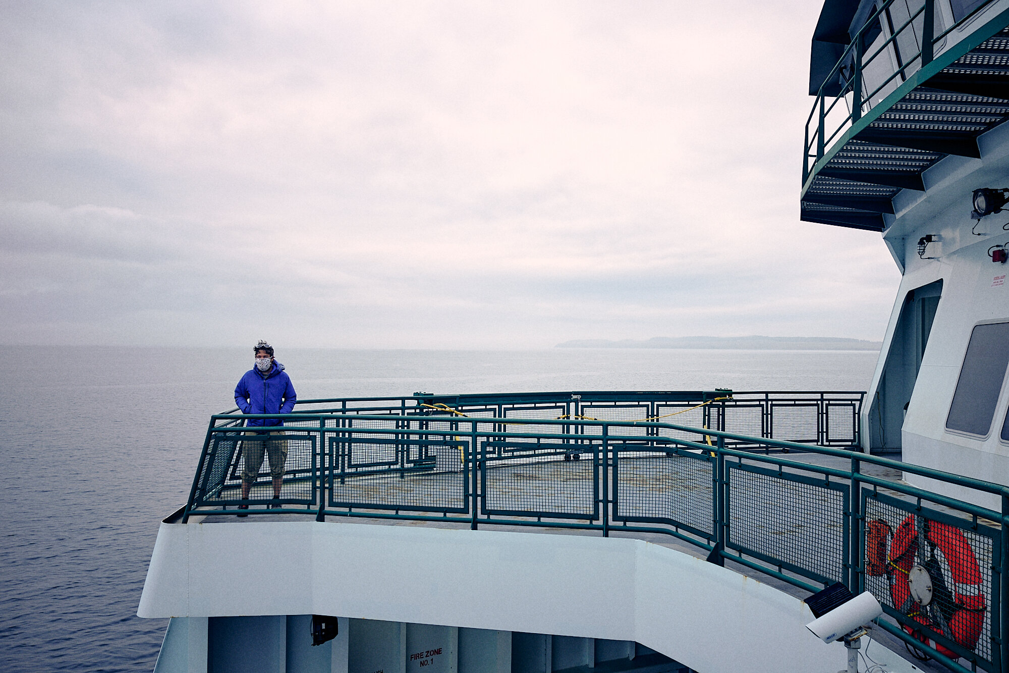  Skeeter keeps a keen eye out for Port Townsend. | 8/20/21 Mile 1014.2 0' Puget Sound, Washington 