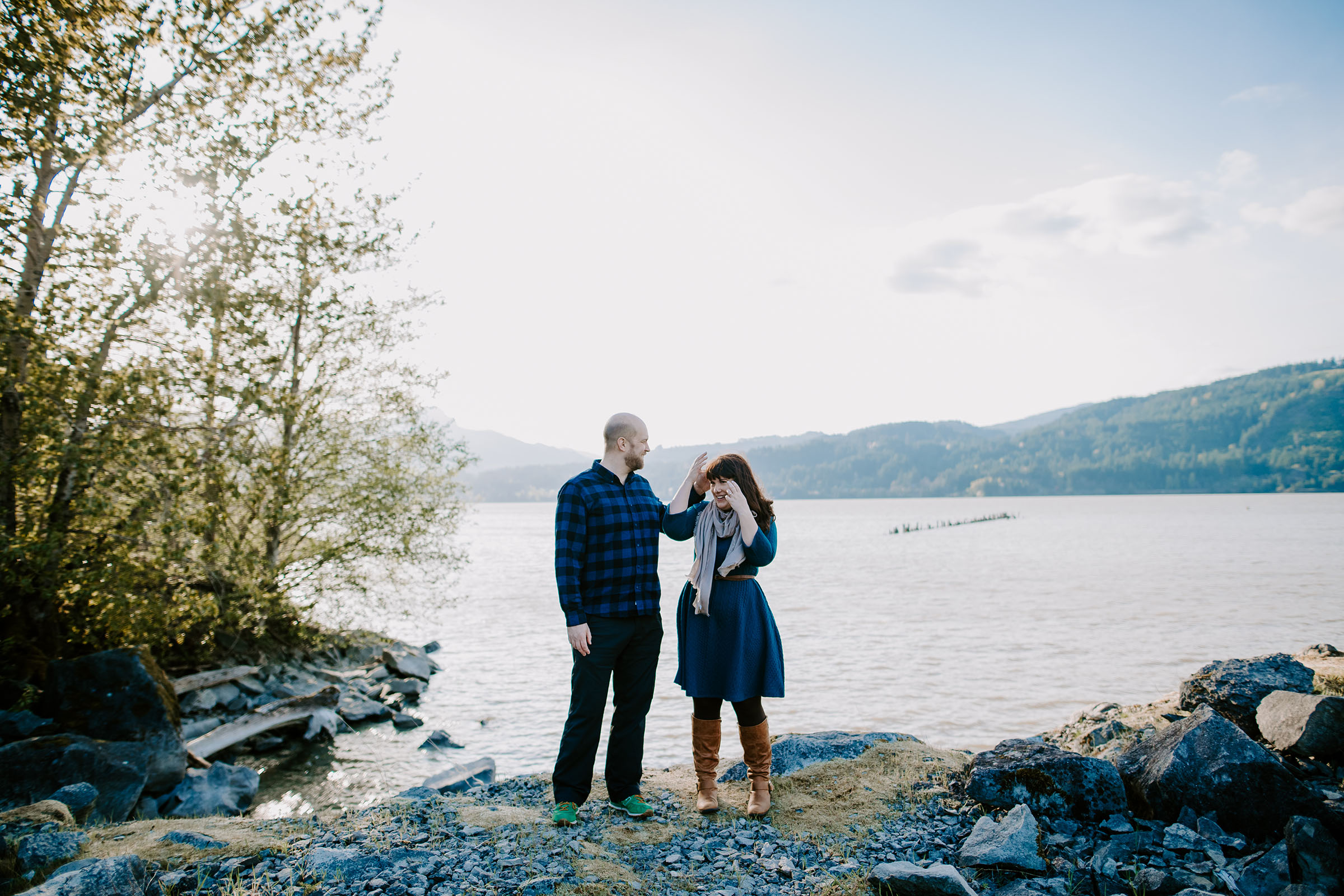 Kaitlyn & Tyler - Evening Engagement in the Columbia River Gorge ...