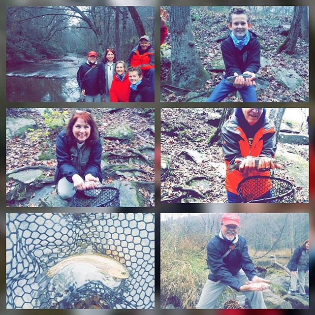 Great fun with the #Davidson fly fishing class yesterday. Everyone caught trout! #Flyfishing