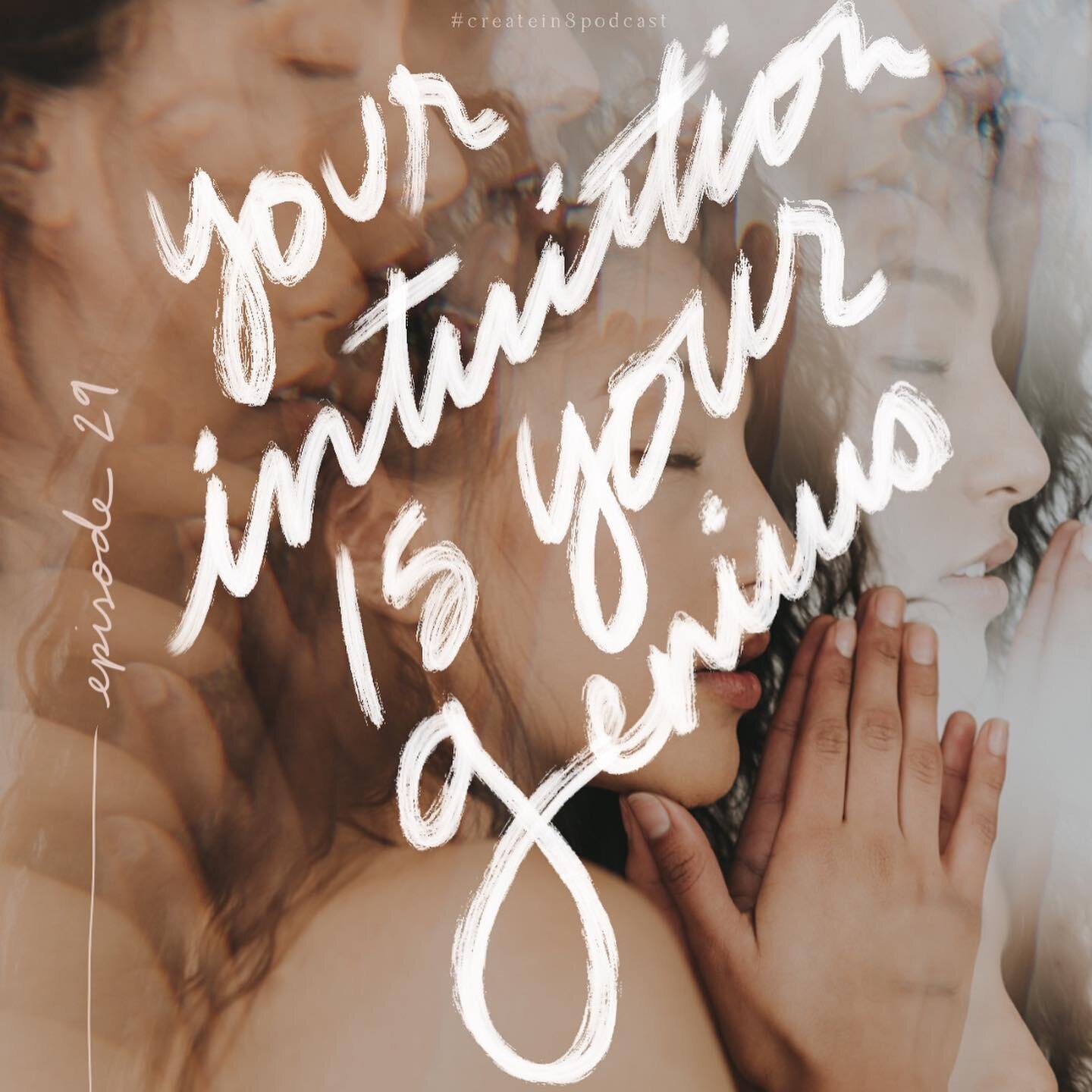 Your intuition is your genius. It&rsquo;s your connection to yourself. It knows your unique artistic signature.

Art (in any form) is a microcosm for us to familiarize ourselves with how ours works. And helps us get to know how to listen.

Today&rsqu