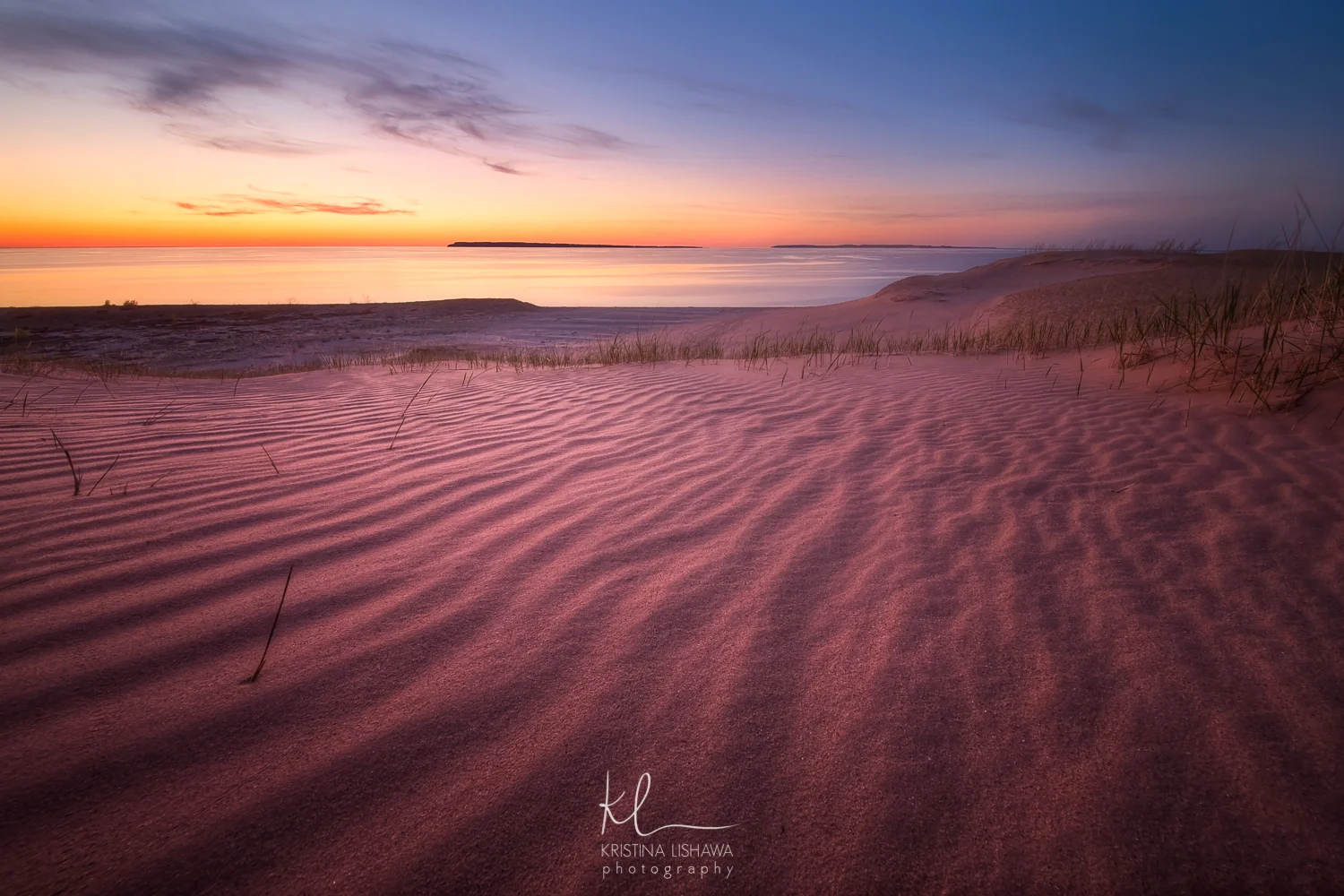 Sleeping Bear Point at Sunset