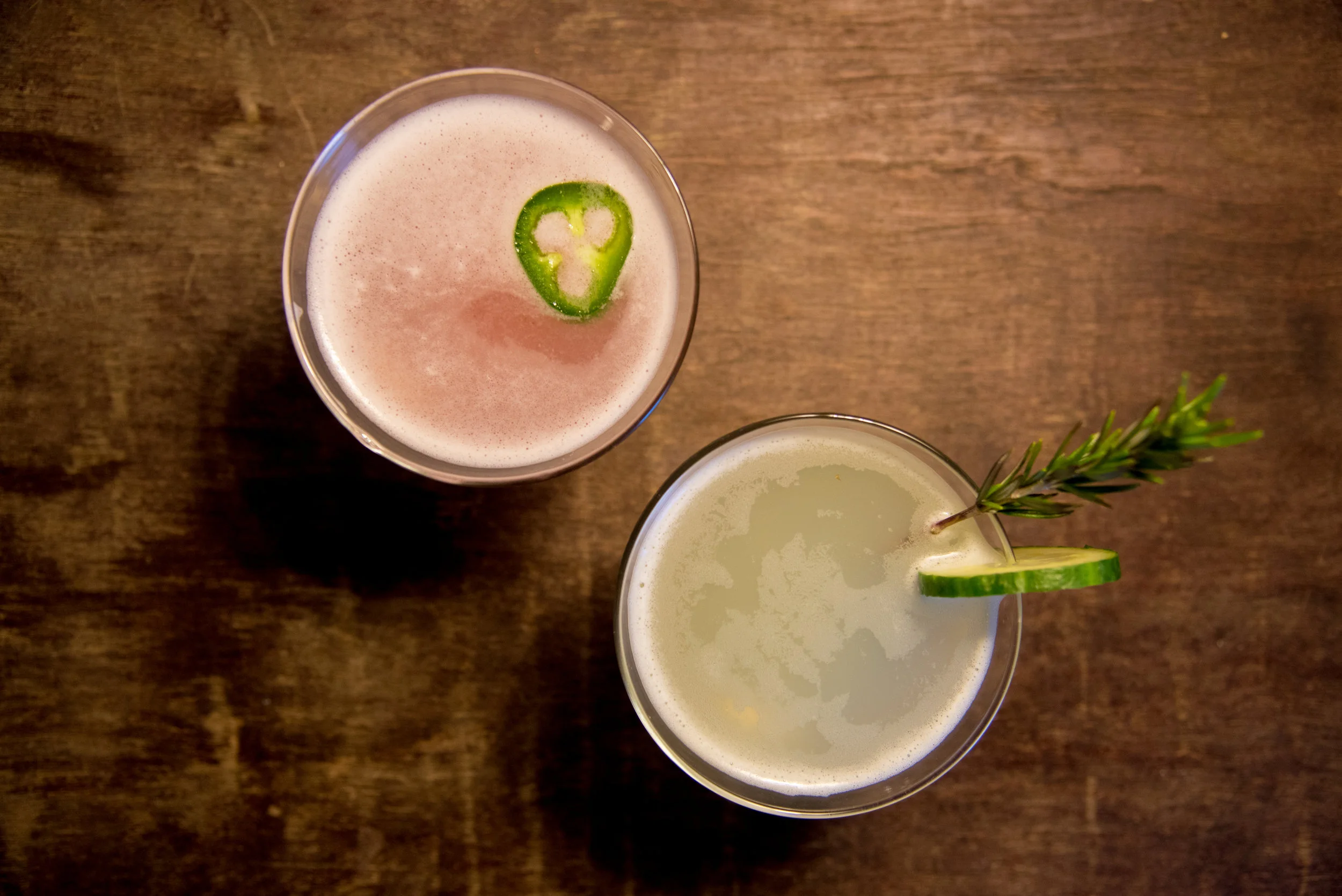 prepared cocktails at 315 martinis and tapas