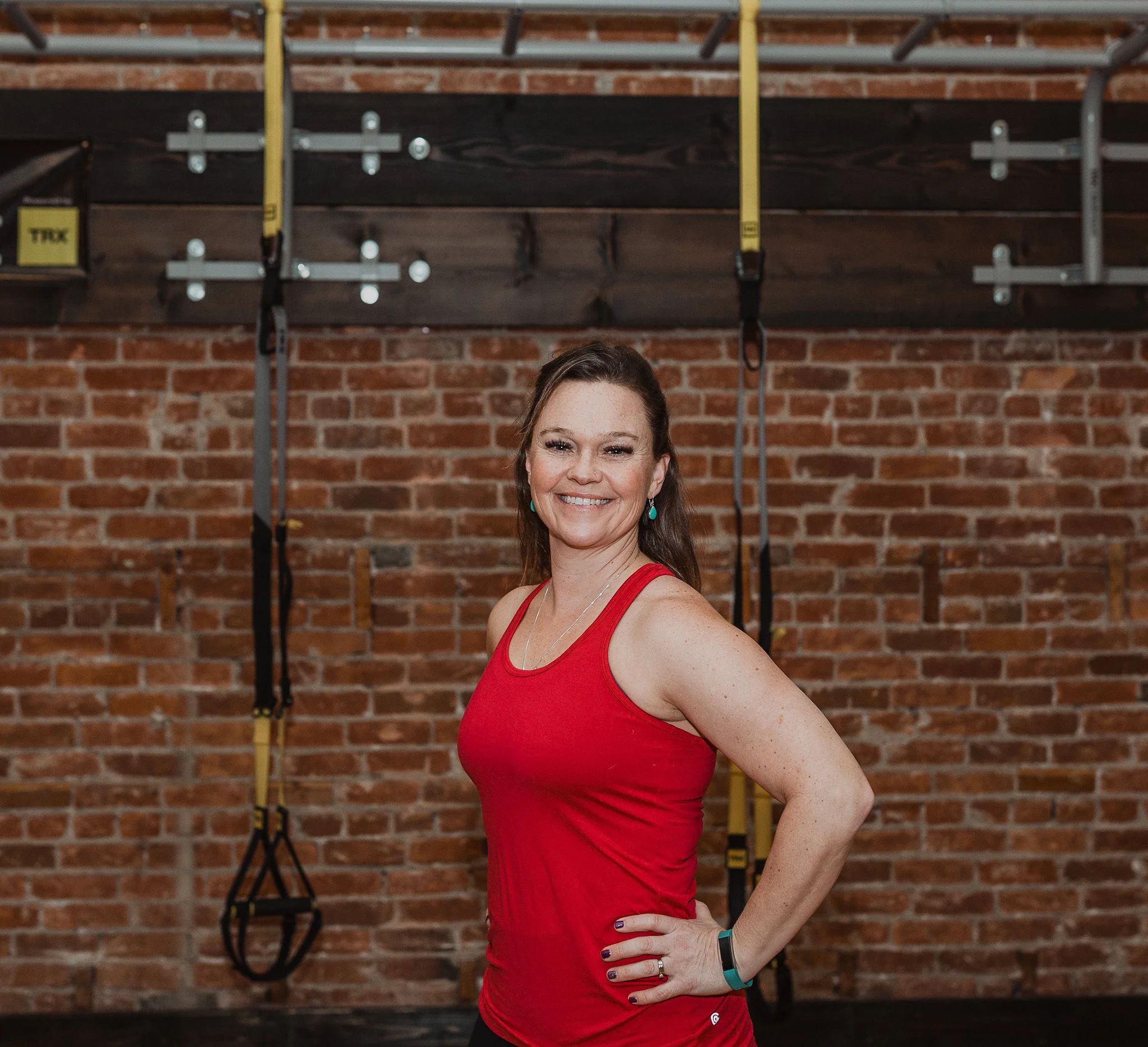 MELANIE BYRD Melanie comes to JIM with a wealth of experience in the athletic and fitness dynamic. A marathoner and former captain of her college soccer team, Melanie's passion for strength, health, and wellness, is infectious! She is the owner of O'Brien's Liquor & Wine, mother of 3 kids, and stays very active as a volunteer in the community. She is excited to help JIM's members begin or continue their fitness goals, and inspire more! Melanie holds a TRX Group Certification