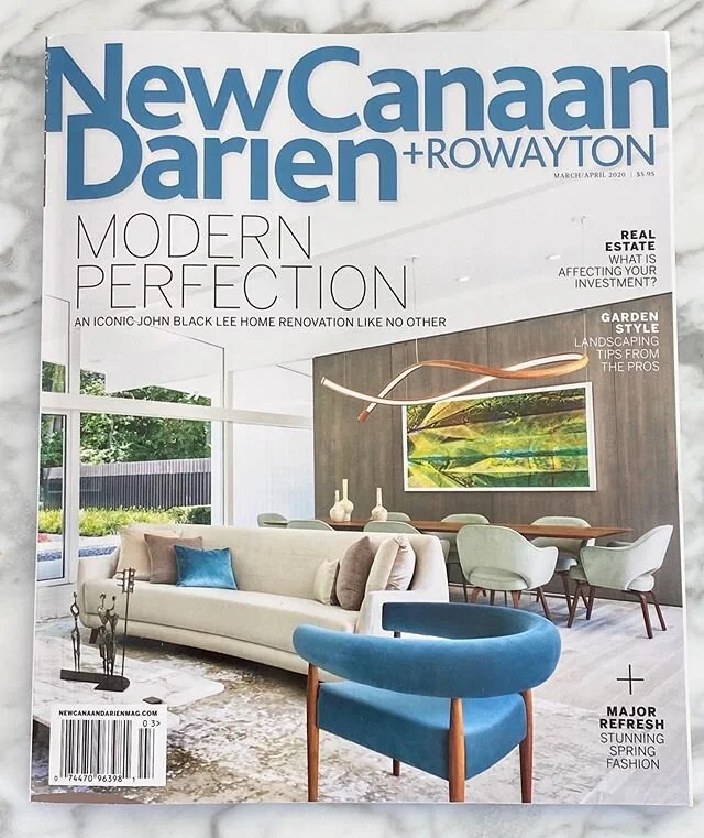We are very excited to have our New Canaan Mid Century house featured in this month's New Canaan Magazine. Thank you @peteraaron and @maliaframe To read the article https://issuu.com/mofflymedia/docs/ncd-marapr20
If you'd like to see it come join us 