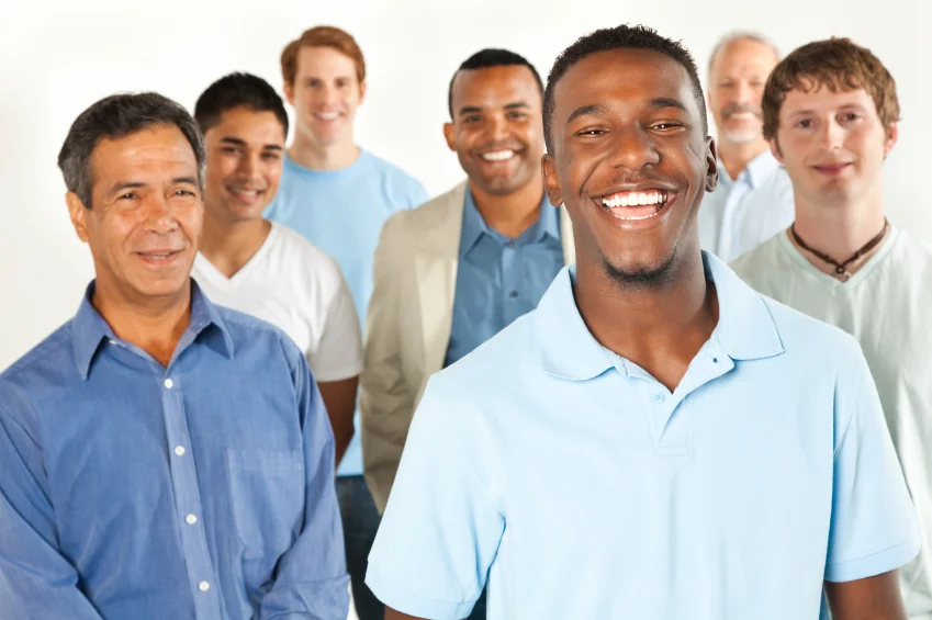 photo of men's group