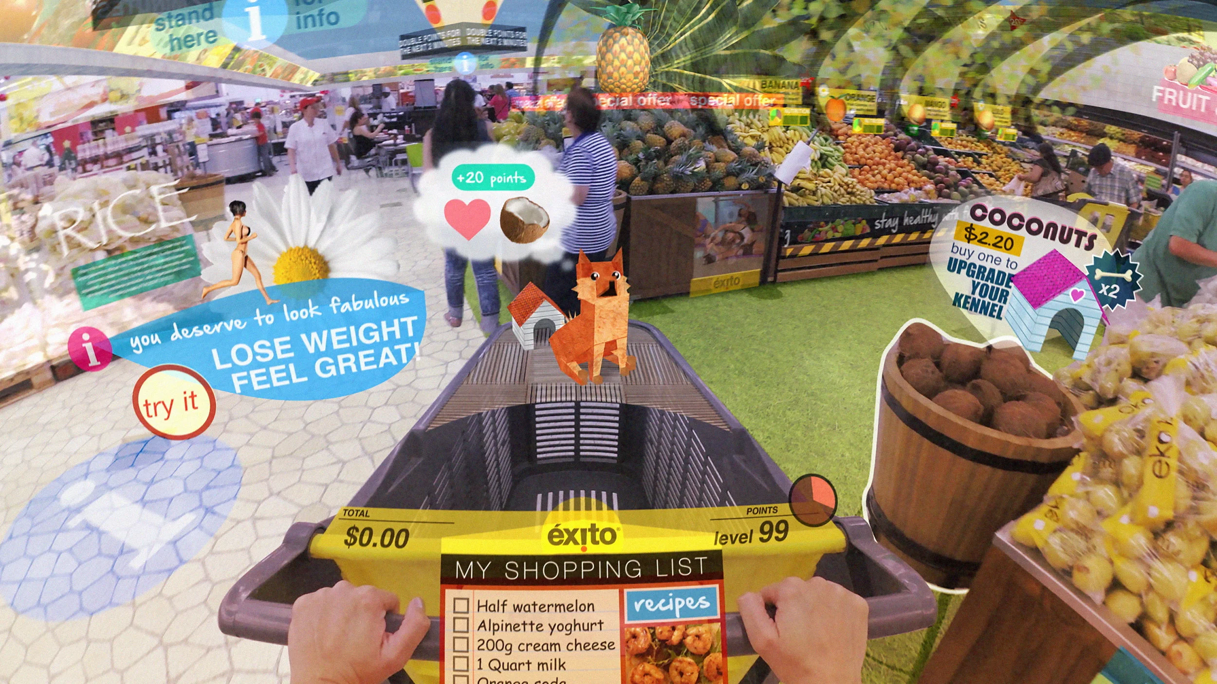 Your shopping trip in 2025 as seen from the point of view of 1995.