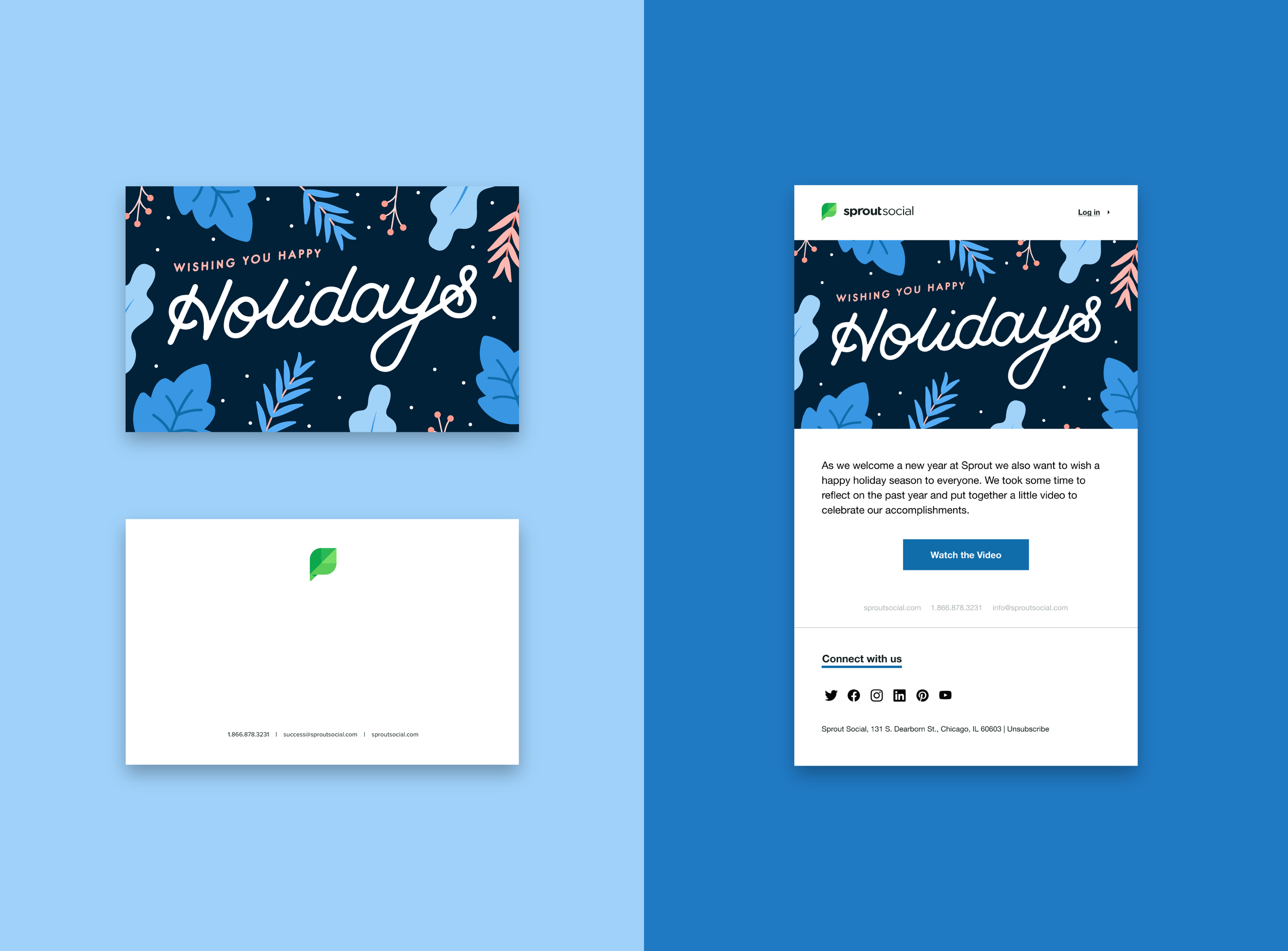 Sprout Social Holiday Campaign