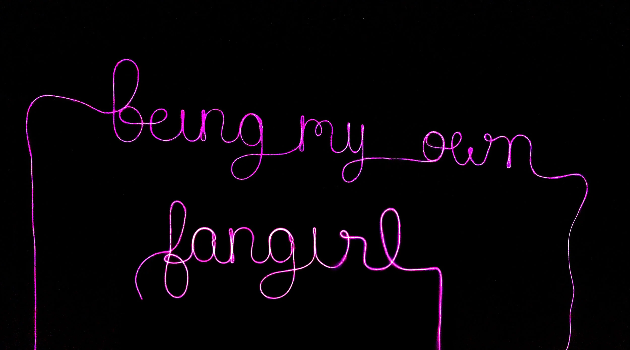 Day 72. Late night neon light string experimenting in my bathroom. 