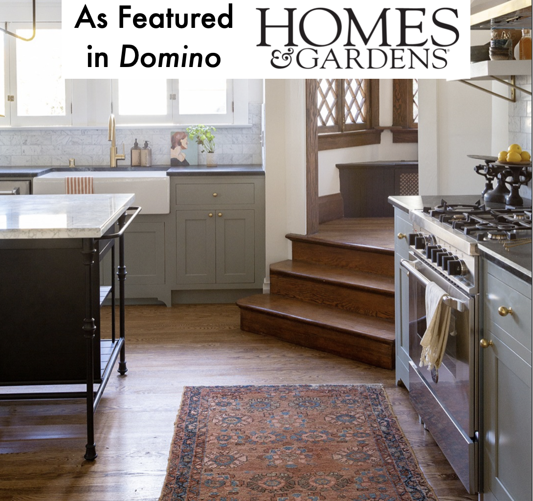 Two Home Tours Explore Blue Parakeet Rugs-Filled Craftsman