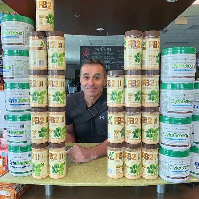 Just arrived Cyto Greens $29.99  PB2peanutbutter$8.99
George is here daily from 10:00-12:00